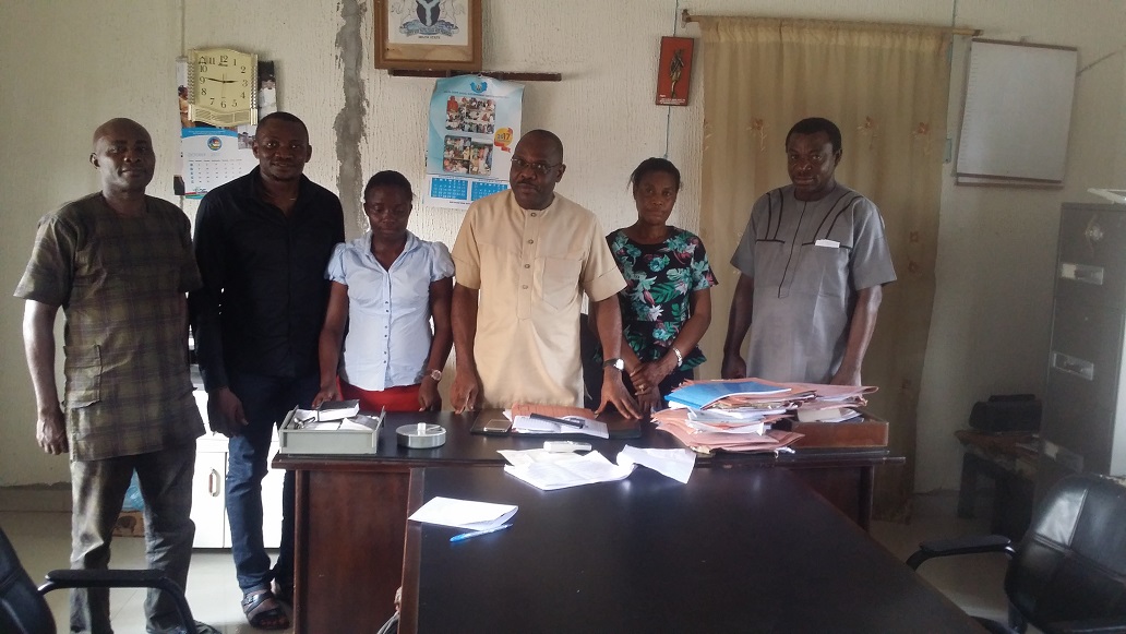 ICD team Group photo with Isoko South Acting Chairman and The LGA WASHUnit Heads